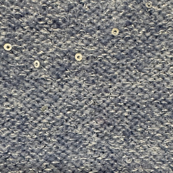 Lilly Pulitzer Morgen Sequin Sweater Dress Boca Blue Metallic NWOT XS - Picture 9 of 9